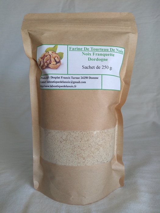 Farine de tourteau de noix 250gr Farine de tourteau de noix 250gr