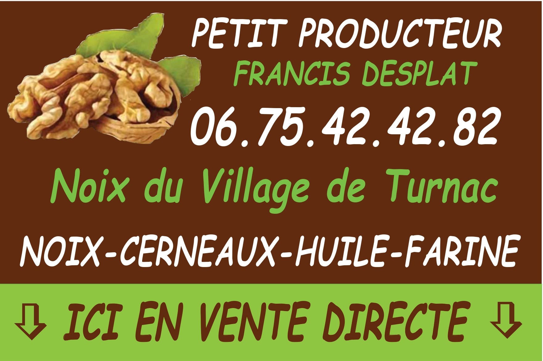 Panneau ferme